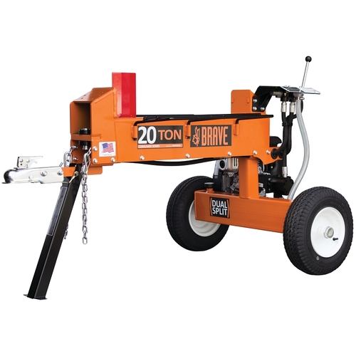 Brave PCLS2016GC/3GC Log Splitter, 3 gal Fuel Tank, 20 ton Splitting ...