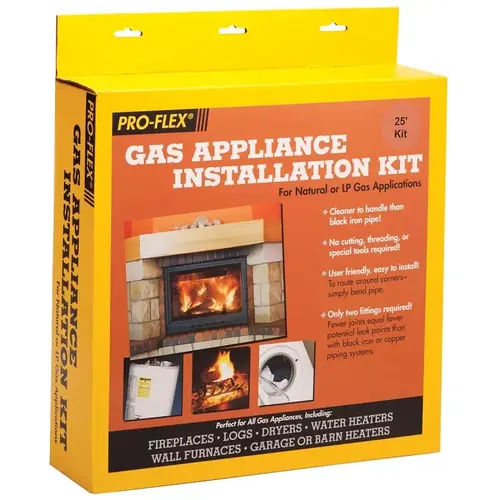 ProFlex PFSAGK-2000C PFSAGK-2000 Gas Appliance Installation Kit, For: CSST Flexible Gas Piping System