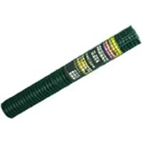 Hardware Cloth, 5 ft L, 24 in W, 19 ga Gauge, 1/2 in Mesh, Vinyl-Coated, Green