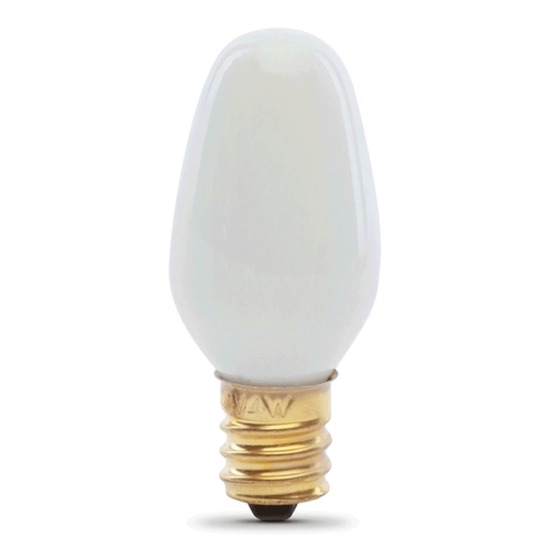 BULB INCAN NIGHT CRD SW WHT 4W - pack of 4