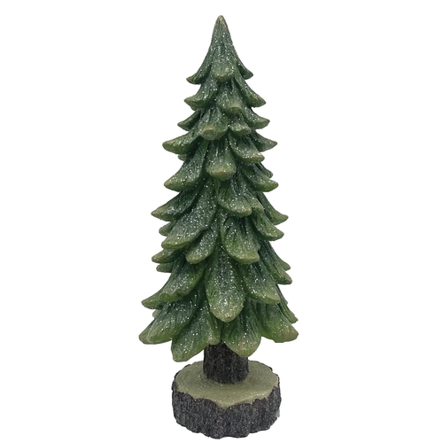 Tree, Green, Polyresin, 14 in - pack of 3