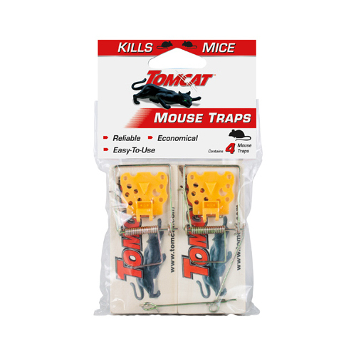 Deluxe Wooden Mouse Traps  pack of 4