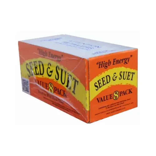 Wild Bird Food High Energy Assorted Species Beef Suet 11 oz