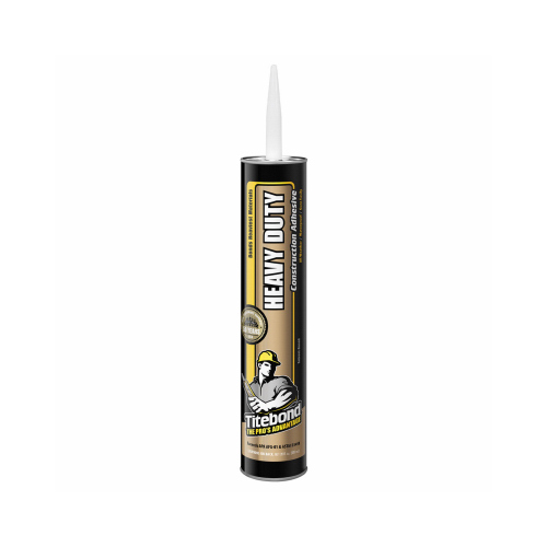 Titebond 5262-XCP12 Construction Adhesive The Pros Advantage Synthetic Elastomeric Polymer 28 oz Light Tan - pack of 12