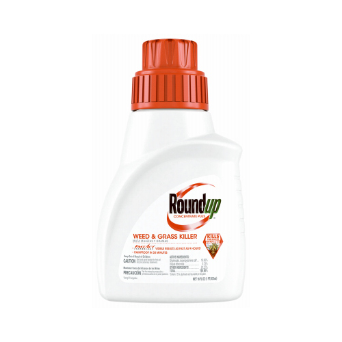 5005510 Weed and Grass Killer, Liquid, Spray Application, 1 pt Bottle Amber