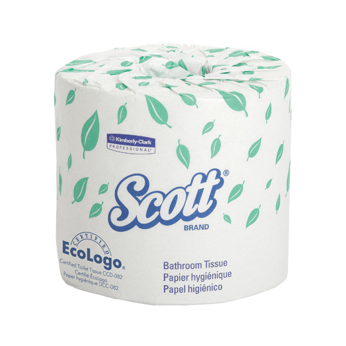 SCOTT 05102-80 Bathroom Tissue, 1-Ply, 1210-Sheet Roll  pack of 80