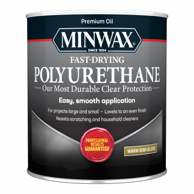 MINWAX COMPANY, THE 63005 Semi-Gloss Polyurethane Finish, Qt.