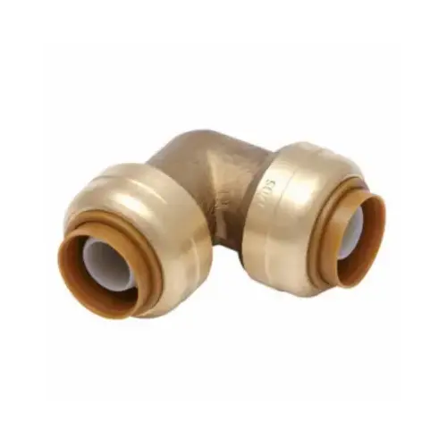 U5256LF Pipe Elbow with Drain/Vent, 3/4 in, 90 deg Angle, Brass, 200 psi Pressure