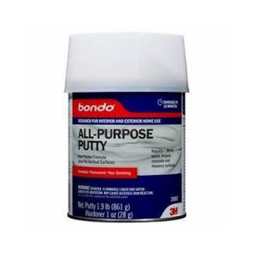3M 20052 Putty, Gray, 1 qt Can