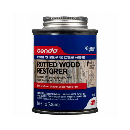 3M PN20131 Rotted Wood Restorer, Liquid, No Odor, White, 8 fl-oz Can
