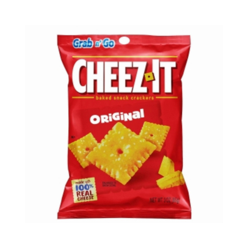 Cheez-It 428582 CHEEZIT36 Baked Snack Crackers, Cheese Flavor, 3 oz Bag