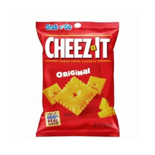 CHEEZIT36 Baked Snack Crackers, Cheese Flavor, 3 oz Bag - pack of 6