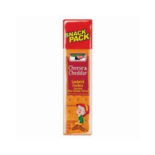 Keebler 432870 KCC12 Sandwich Crackers, Cheddar, Cheese Flavor, 1.8 oz