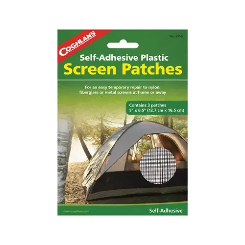 Tent Screen Patches Coghlan's White 7.375" H X 6-1/2" W X 5" L White