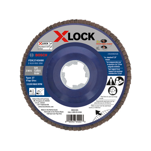 Robert Bosch Tool Corp FDX27450120 4-1/2 120G Flap Disc