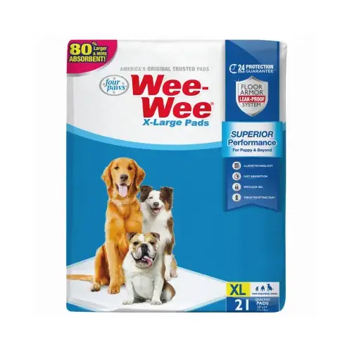 Wee-Wee Superior Performance Dog Pee Pads, X-Large, 21-Ct pack of 21