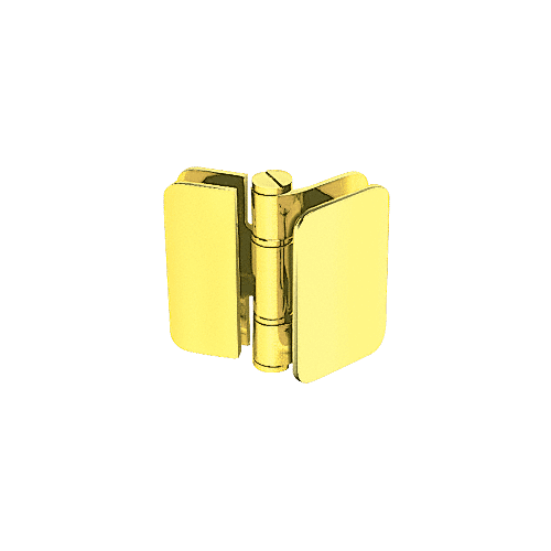 Gold Plated Zurich 02 Series 180 Degree Glass-to-Glass Inswing or Outswing Bi-Fold Hinge