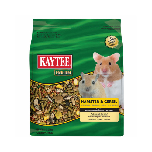 KAYTEE PET 100037323 Forti-Diet Hamster & Gerbil Food, 5-Lbs.