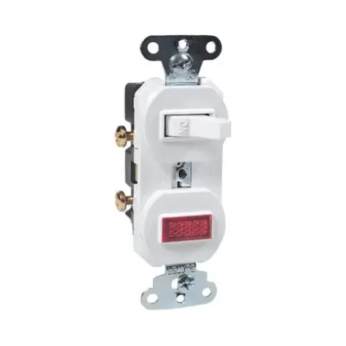 15A WHT PilotLGT/Switch