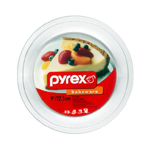 Pie Plate 9" W X 9" L Clear Clear - pack of 6