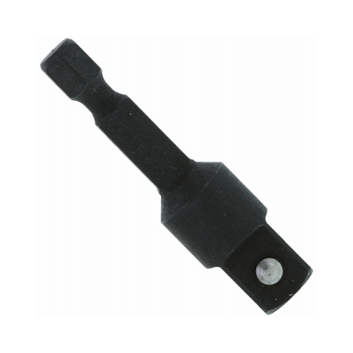 Socket Adapter, 3/8 x 1/4 in Drive, Hex, Square Drive Black Oxide