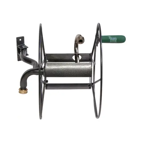 Yard Butler SRM-90 Hose Reel 75 ft. Silver Wall Mounted Silver
