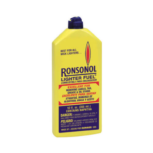 Lighter Fuel Ronson Clear 12 oz Clear
