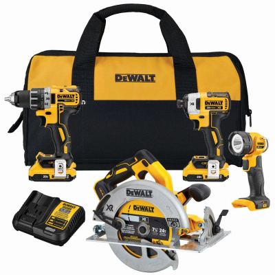 DEWALT DCK483D2 20V MAX XR LI-ION COMPACT 4-TOOL K
