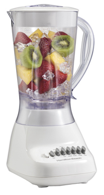 HAMILTON BEACH 50166 Blender White Metal/Plastic 56 oz 10 speed White