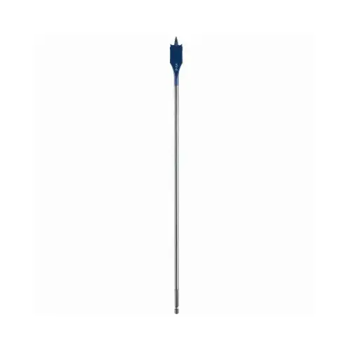 Daredevil Spade Drill Bit, 3/4 in Dia, 16 in OAL, 1/4 in Dia Shank, Hex Shank Black Oxide