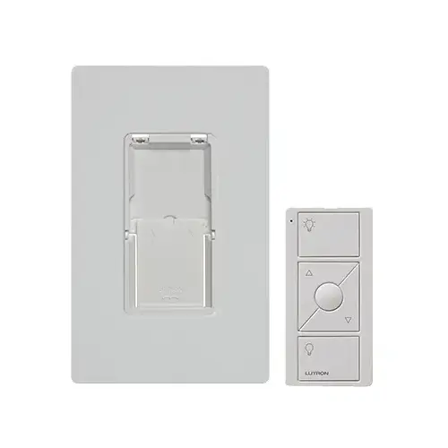 Switch & Receptacle Pico Push Button Smart-Enabled White White