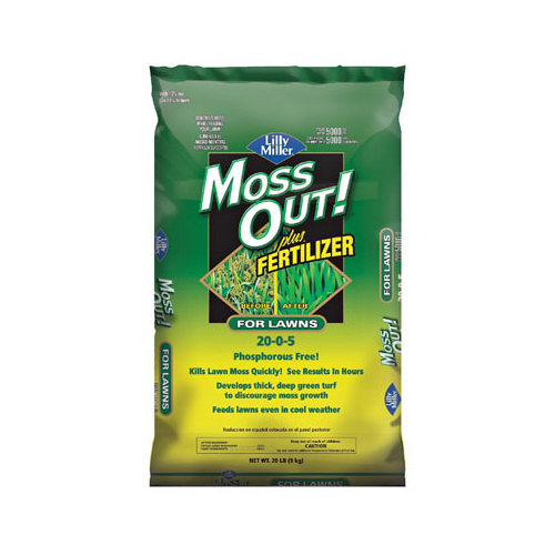 Moss Out 100508946 Control Moss Out Moss Granules 20 lb