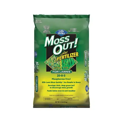 Control Moss Out Moss Granules 20 lb Black/Gray