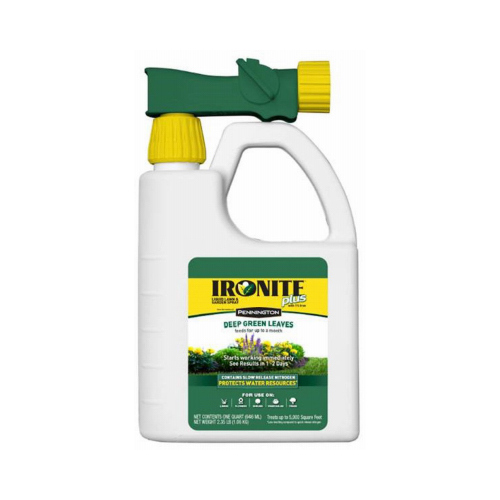 Ironite 100525937 Lawn Fertilizer, 32 oz, Liquid, 7-0-1 N-P-K Ratio