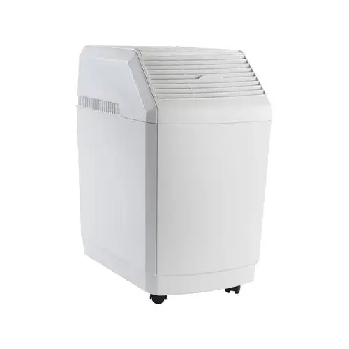 AIRCARE 831000 831 000 Evaporative Humidifier, 0.75 A, 120 V, 90 W, 3-Speed, 2700 sq-ft Coverage Area, Digital Control White