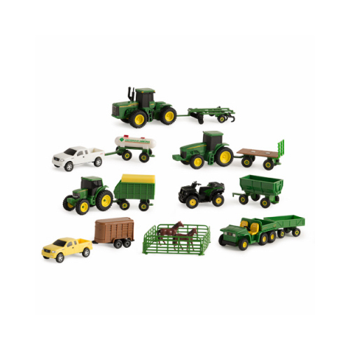 Farm Toys John Deere Plastic Assorted 20 pc Assorted
