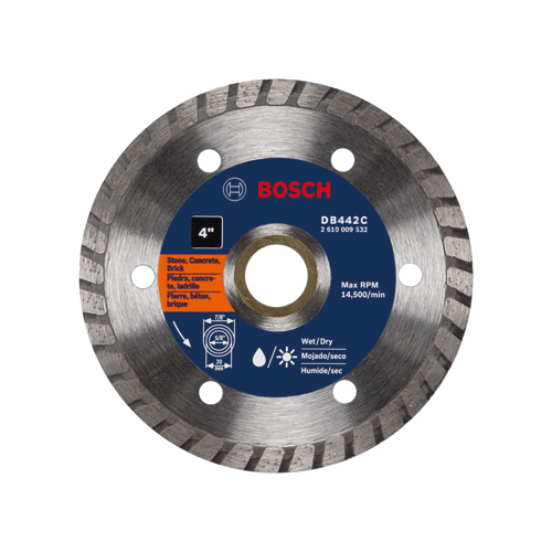 Robert Bosch Tool Corp DB442C 4" Turbo Rim Diam Blade