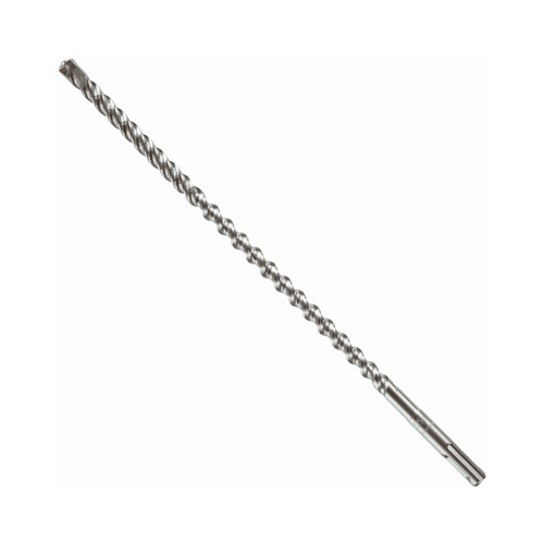 Bulldog Hammer Drill Bit, 3/8 in Dia, 12 in OAL, Variable Flute, 2-Flute, 3/8 in Dia Shank