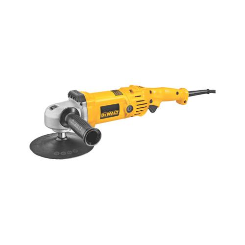 DEWALT DWP849 Variable Speed Corded Polisher, 7 in, 9 in Dia Pad, 5/8-11 Arbor/Shank, 2-Position Side Handle