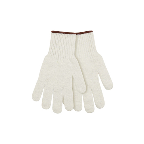 LG WHT Poly/Cott Glove