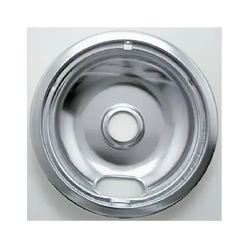 Electric Range Drip Pan, "A" Series Plug-In Element, Chrome, 8 In.