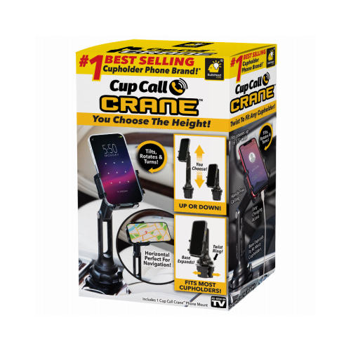 Cell Phone Holder Cup Call Crane Black