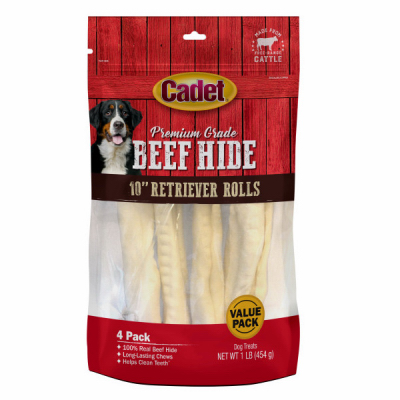 IMS TRADING CORP C10004 4PK 10" Beef Rawh Bone