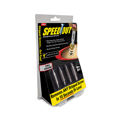 SpeedOut 1000246 Screw Extractor Pro Grade Multi Size Steel