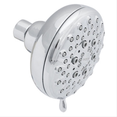 Moen 23045 Banbury Series Shower Head, 1.75 gpm, 1/2 in Connection, IPS, Chrome, 4 in Dia