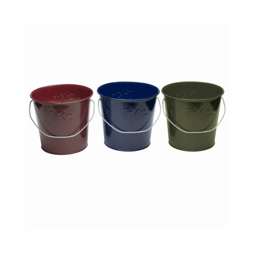 Lavish Woodland Wax Bucket Candle, Army Green/Burgundy/Navy Blue, Citronella, 35 hr Burn Time, 17 oz