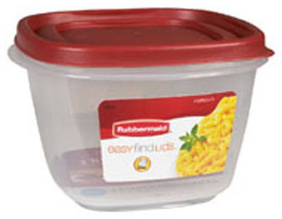 Rubbermaid 2030330 1777088 Food Storage Container, 7 Cups Capacity, Plastic, Clear