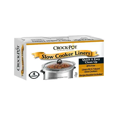 4PK Crock Pot Liner