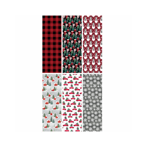 IG DESIGN GROUP AMERICAS INC IG164986 Christmas Wrapping Paper, Contemporaty Designs, 35 Sq. Ft.