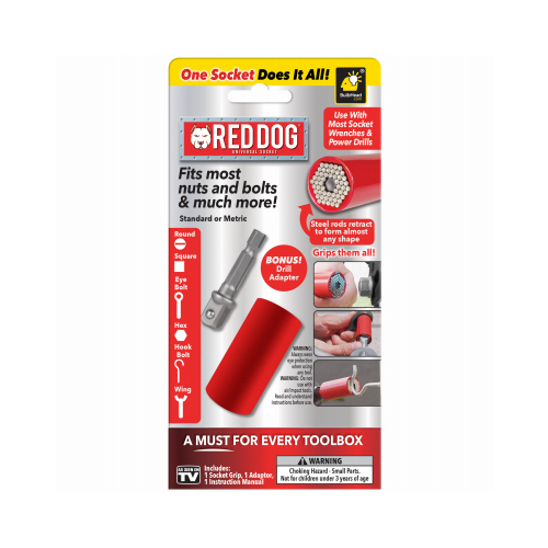 Universal Socket Tool Red Dog Red/Silver